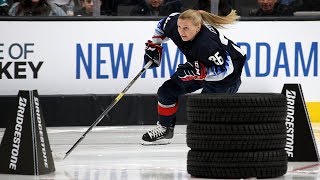 Kendall Coyne Schofield makes history in Fastest Skater [upl. by Connett188]