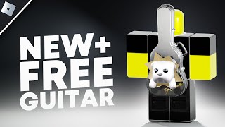 GET NEW FREE GUITAR BACK ITEM ROBLOX 2024 [upl. by Pebrook]