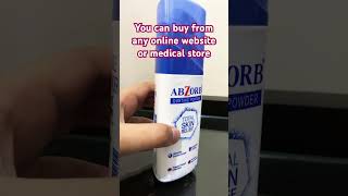 Abzorb dusting powder  total skin relief  Dermikem OC  treats itching fungal infectionrashes [upl. by Zebadiah411]