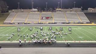 Clarksburg High School Marching Band at MMBA State Championships at Towson University on 11224 [upl. by Svensen]