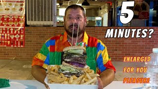 Cobian Burger Shakes and Tacos Mexican Heart Attack Challenge [upl. by Akiret]