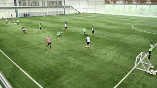 How to perfect the possession game  Soccer passing drill  Nike Academy [upl. by Joris]