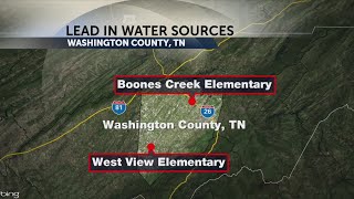 Several schools test water for lead Washington County TN finds positive testing in two schools [upl. by Eng978]