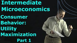 Intermediate Microeconomics Consumer Behavior Part 1 [upl. by Sirotek]