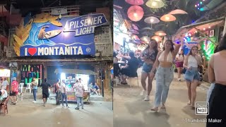 Montanita Ecuador 🇪🇨 weekend night life walk thru the bars and restaurants safety and tips pt2 [upl. by Alexandre]