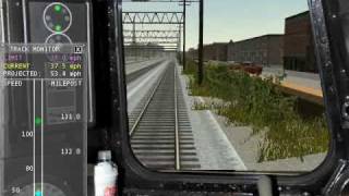 Train Simulator Amtrak Metroliner from Washington DC to New Carrollton MD 21585 [upl. by Nohtiek491]