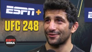 Beneil Dariush recaps epic knockout of Drakkar Klose  UFC 248  ESPN MMA [upl. by Nawrocki222]