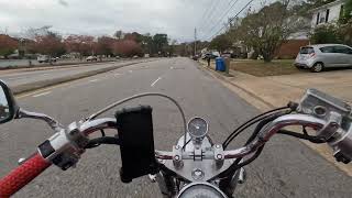 4K Honda VTX 1300s Improved Exhaust Sound [upl. by Atiroc217]