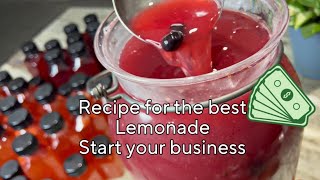 Viral Berry lemonade stand recipe [upl. by Perrin136]