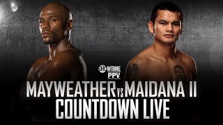 Countdown Live Mayweather vs Maidana 2  SHOWTIME Boxing [upl. by Aisemaj]