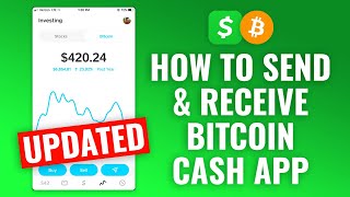 How to Send amp Receive Bitcoin with Cash App  UPDATED [upl. by Cayla865]