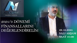 3Ç24 DÖNEM BİLANÇOLARI DEĞERLENDİRELİM [upl. by Araiek950]