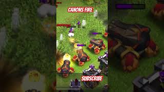 CANONS FIRE clashofclans th14easy3starwiththisarmy animemusic coc [upl. by Ytissahc]