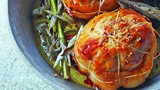 Recette  Paupiette de veau au beurre de sauge écrasé de pommes de terres façon Compagnons [upl. by Ambrosia592]