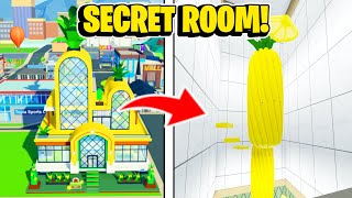 Secret Room In The New Pineapple House In Roblox Livetopia Update 43 [upl. by Atinrehs]