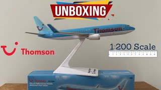 Thomson Airways  737800  1200 Scale  Unboxing and Review [upl. by Aniela]