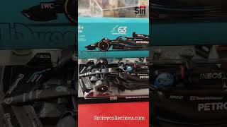 Bburago Mercedes AMG F1 PETRONAS 124 Diecast Scale Model Car  F1 Collectible 🚗🏁 F1 Formula1 [upl. by Inama48]