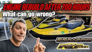 2011 SeaDoo RXT 260 with over 700 Hours Engine Rebuild  Ernesto Calas Tech tips amp Tricks [upl. by Amek]