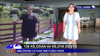 Ameliyatsız 136 Kilodan 64 Kiloya Düştü [upl. by Aimar]