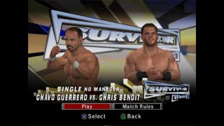 WWE  Chavo Guerrero vs Chris Benoit ALL COM  Survivor Series 2006 [upl. by Natalee]