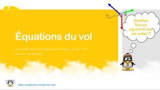 🛫Équations du vol BIA Principes du vol🎈24 [upl. by Anitnerolf]