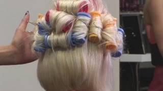 How To Put Your Hair In Hot Rollers [upl. by Ilanos964]