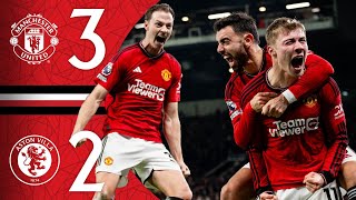 GARNACHO amp HOJLUND TO THE RESCUE 🤩  Man Utd 32 Aston Villa  Highlights [upl. by Dnomde]