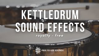 Kettledrum Sound Effects [upl. by Mungo602]