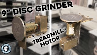 Disc Grinder From a Free Treadmill Motor Multi Position [upl. by Dylana752]