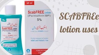 Scabfree Permethrin Lotion uses dosage in Urdu Kharish ka ilaj how to use Scabfree Lotion [upl. by Rois]