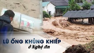 Khiếp đảm cảnh lũ ống kinh hoàng cuốn phăng ô tô quét sạch nhà cửa ở Nghệ An [upl. by Ahsyekal71]