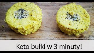 Keto kuchnia  Keto bułki 3 minuty [upl. by Temple]