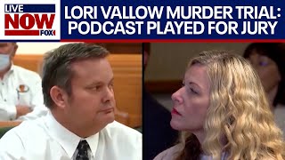 Lori Vallow murder trial update Vallow podcast taping played for jury  LiveNOW from FOX [upl. by Anoyk]