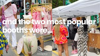 The Two Most Popular Vendors at My Pop Up Event amp How to Make Your Booth More Popular [upl. by Nylirad]