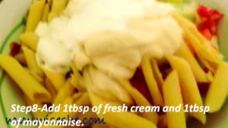 How to make Pasta mayonnaise saladRecipe [upl. by Latoyia247]