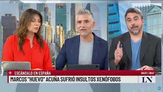 Insultos racistas contra Marcos Huevo Acuña y el triunfo de Boca sobre San Lorenzo [upl. by Nagear321]