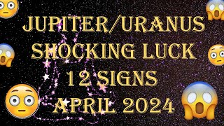 Jupiter Uranus Conjunction SHOCKING BLESSINGS 12 SIGNS [upl. by Hudis96]