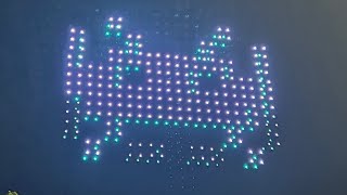 Insane drone show at Secret Garden Party 2023 [upl. by Renault892]