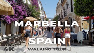 4K Marbella Spain  Walking Tour 2022 [upl. by Annor]