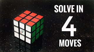 How to Solve a Rubik’s Cube in 4 Moves [upl. by Hartfield851]