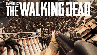 Overkills THE WALKING DEAD Gameplay  quotDefend the Campquot 4player Coop Zombie Survival [upl. by Myo89]