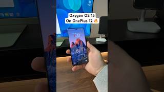 Oxygen OS 15 on the OnePlus 12 shorts oneplus12 [upl. by Qooraf]