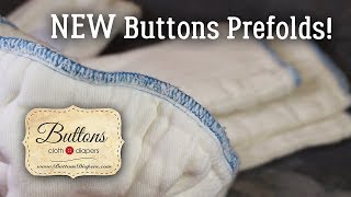 NEW Buttons Diapers Prefolds [upl. by Galitea]