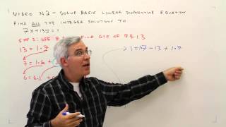 N2Solve Basic Linear Diophantine Equation [upl. by Enyawal]