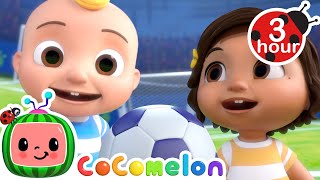 Soccer Song CoComelon 2024 ⚽ CoComelon Nursery Rhymes and Kids Songs  3 HOURS  After School Club [upl. by Eniamrahc]