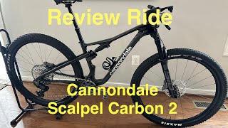 Cannondale Scalpel Carbon 2 2024 Review Ride Footage Rosaryville State Park MD October 2024 [upl. by Adis]