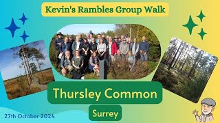 Kevins Rambles October walk at Thursley Common [upl. by Nauj]