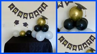 DIY Graduation Party Decoration Idea  Graduation Party Decoration Idea At Home Party Decorations [upl. by Yeliw143]