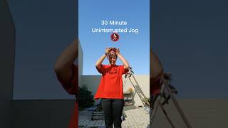 My 1st attempt at running without stopping 🐢❤️ runningshorts exercise jogging weightlossjourney [upl. by Beera785]