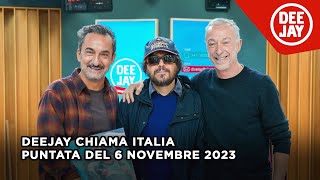 Deejay Chiama Italia  Puntata del 6 novembre 2023  Ospite Calcutta [upl. by Aeiram]